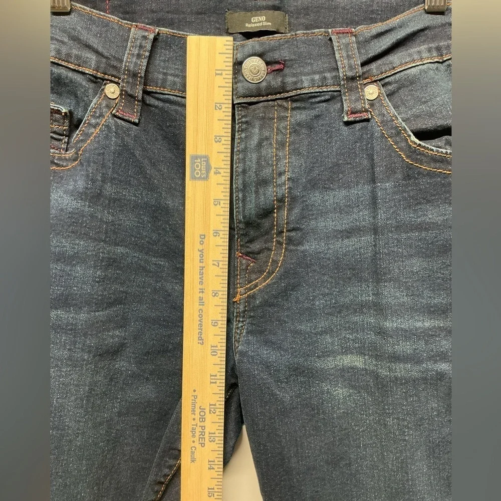 True Religion Geno Relaxed Slim Stretch Jeans Men’s 36 Dark Wash Denim